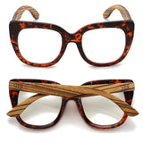 RIVIERA TORTOISE - Wooden Blue Light Blocking Magnifying Reader