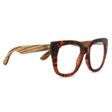 RIVIERA TORTOISE - Wooden Blue Light Blocking Magnifying Reader