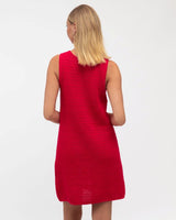 Paperheart Canggu Short Knit Dress - Red