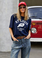St Lewis Tee - Navy