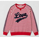 Retro Love Sweat - Red/White