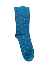 Spotty Petrol Cotton Socks