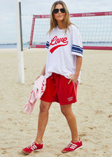 Sporty Valour Short - Red