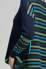 Textured Swing Jumper - Denim