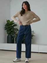 Alaia Blue Tapered Jeans
