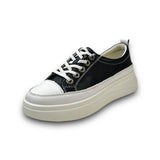 Black Leather Sneaker - Bragi