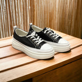 Black Leather Sneaker - Bragi