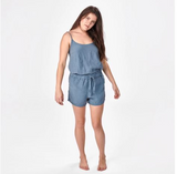 Fundamental Linen Cami - Blue