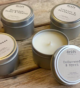 Bergamot, Cedar & Tobacco - Large Travel Tin (16hr/120g)