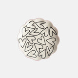 Outline Hearts Scallop Trinket Tray - Caroline Gardner