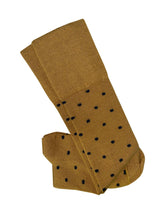 Merino Wool Socks - Dotty Mustard