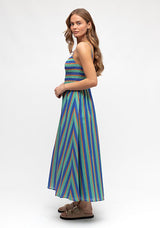 Renata Stripe Midi Dress