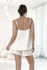Fundamental Linen Cami - Off White