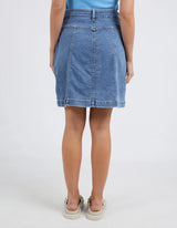 Eliza Denim Skirt - Blue