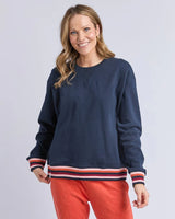 Lili Fleece Crew - Navy