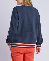 Lili Fleece Crew - Navy