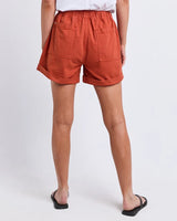 Emma Relaxed Denim Short - Earth