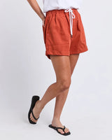 Emma Relaxed Denim Short - Earth