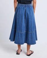 Estelle Denim Skirt - Blue