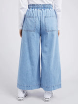 Greta Wide Leg Pant Blue