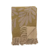 Bloomingville - Lark Throw - Yellow, Recycled Cotton