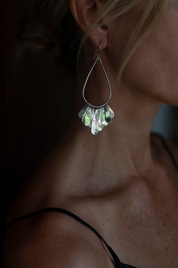 Latoma Silver Earrings - Ewa Trabal Jewelry