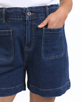 Lennox Denim Short - Dark Blue