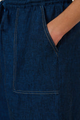 Linen Shorts - Eclipse