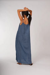 Montaigne Claudette Maxi Dress - Denim