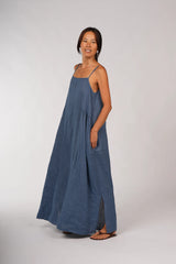 Montaigne Claudette Maxi Dress - Denim