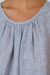 Linen Dress - Sliver