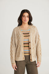 Odessa Cardigan - Taupe