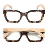 Zahra Opal Tort - Wooden Blue Light Blocking Magnifying Reader