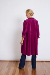 Velvet Cotton Coat - Orchid - OS