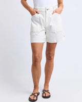 Atlas Denim Short White