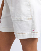 Atlas Denim Short White
