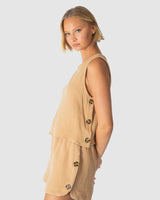 Paperheart Short & Top Set - Latte