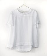 Montaigne Adeline Linen Swing Top - White