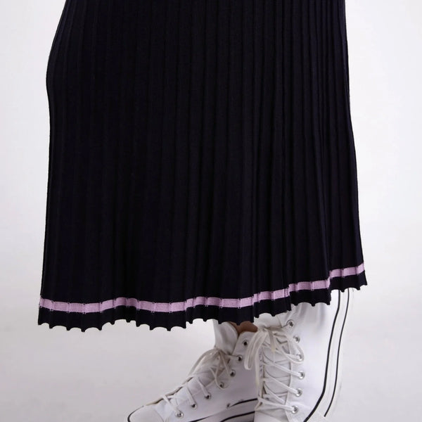 Tammy Knit Skirt - Dark Sapphire