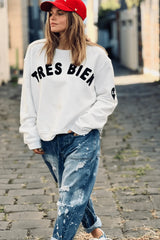 Frenchie Sweat Off White