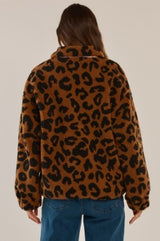 Jayne Fleece Jacket - Animal / Pink