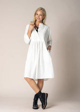 Cove Cotton Dress in Cream