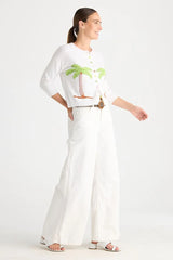 Island Cardi - White
