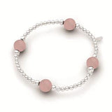 Rose Elastic Ball Bracelet - 3mm