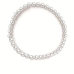Silver sales elastic bracelet