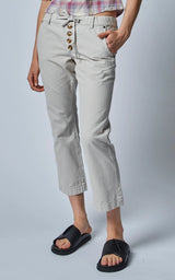 Unwind Canvas Grey Pants