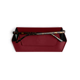 Slimline Glasses Case - Burgundy