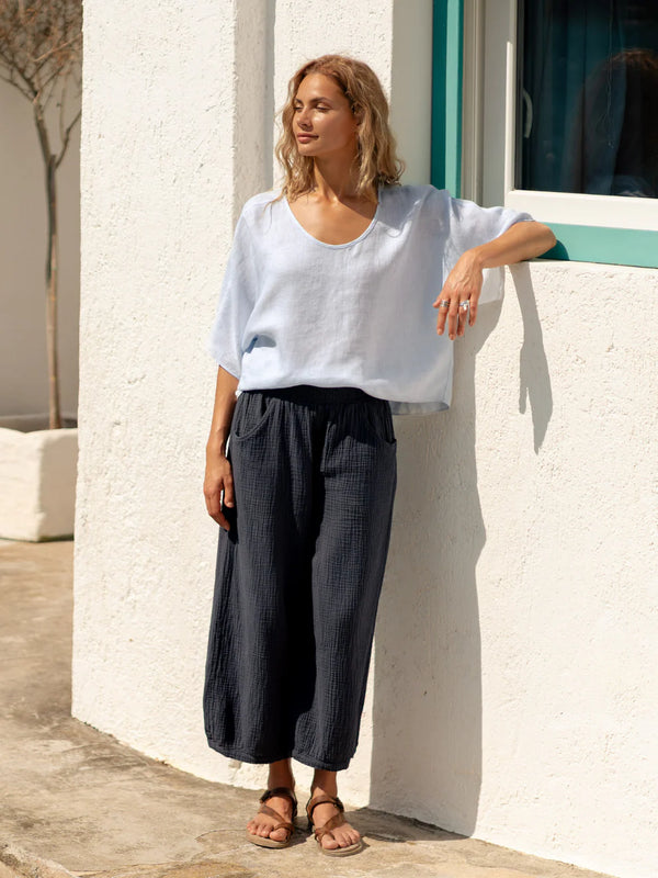 Sadhu Cotton Pants - Charcoal
