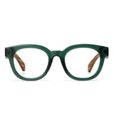 ALIVE BOTTLE GREEN Wooden Magnifying Reader