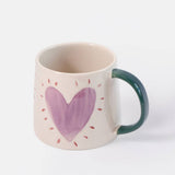 Lilac Heart Burst Large Mug